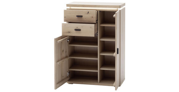 GARDEROBE Eichefarben - Eichefarben, Natur, Holz (155/204/38cm) - Linea Natura