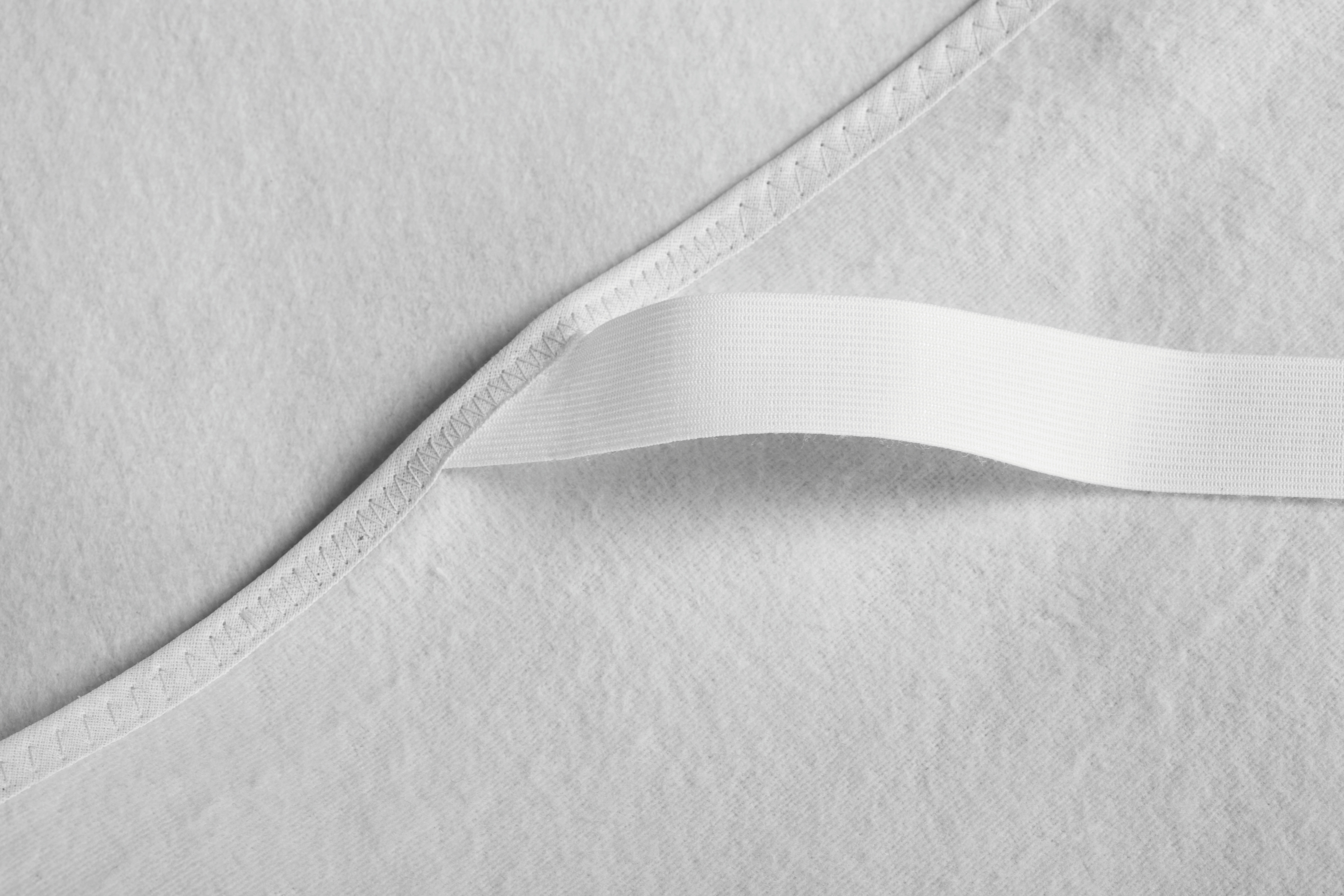 MATRATZENAUFLAGE - Weiß, Basics, Textil (180/200cm) - Bio:Vio