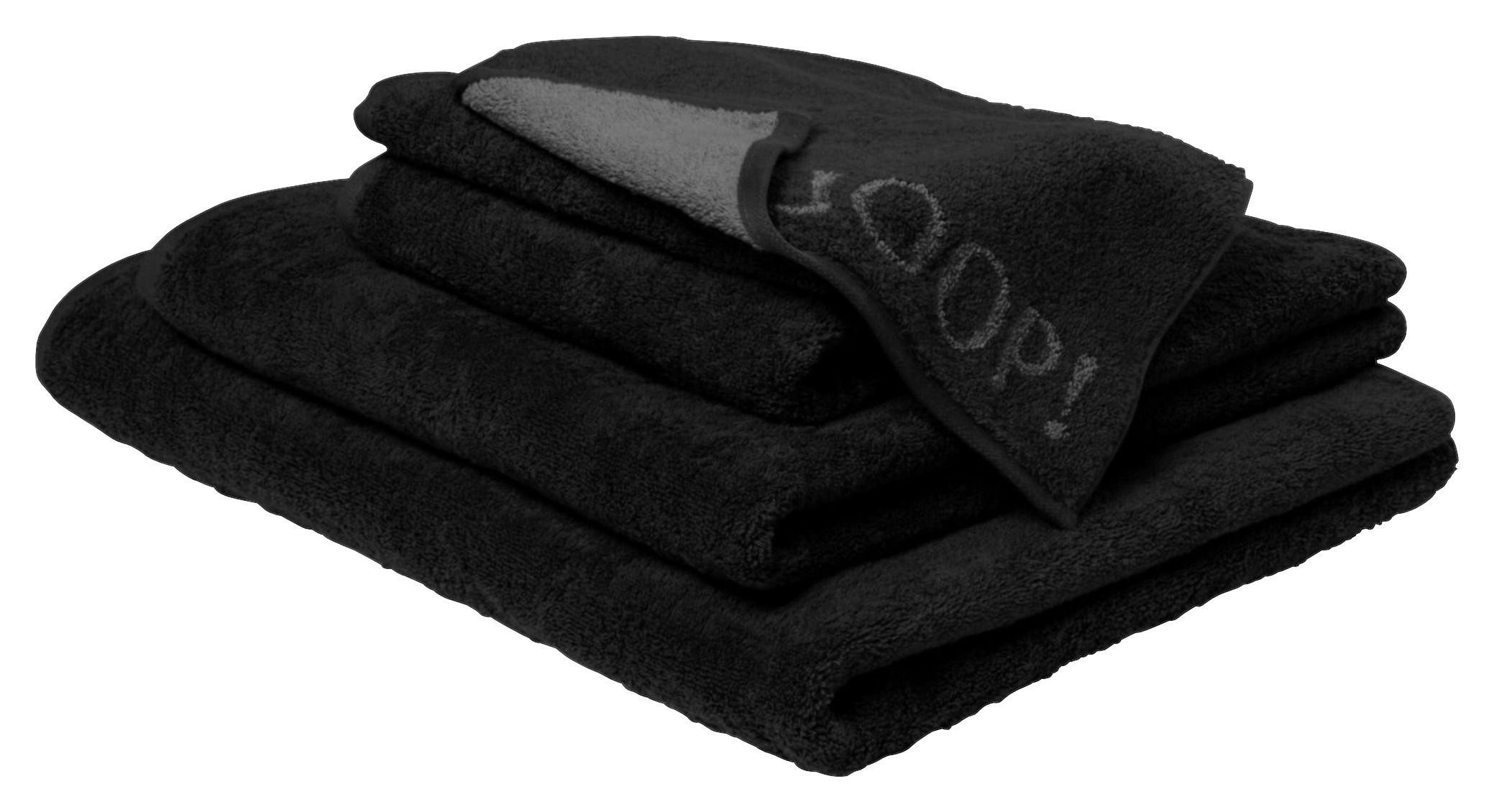 UTERÁK NA RUKY, 50/100 cm, čierna - čierna, Design, textil (50/100cm) - Joop!