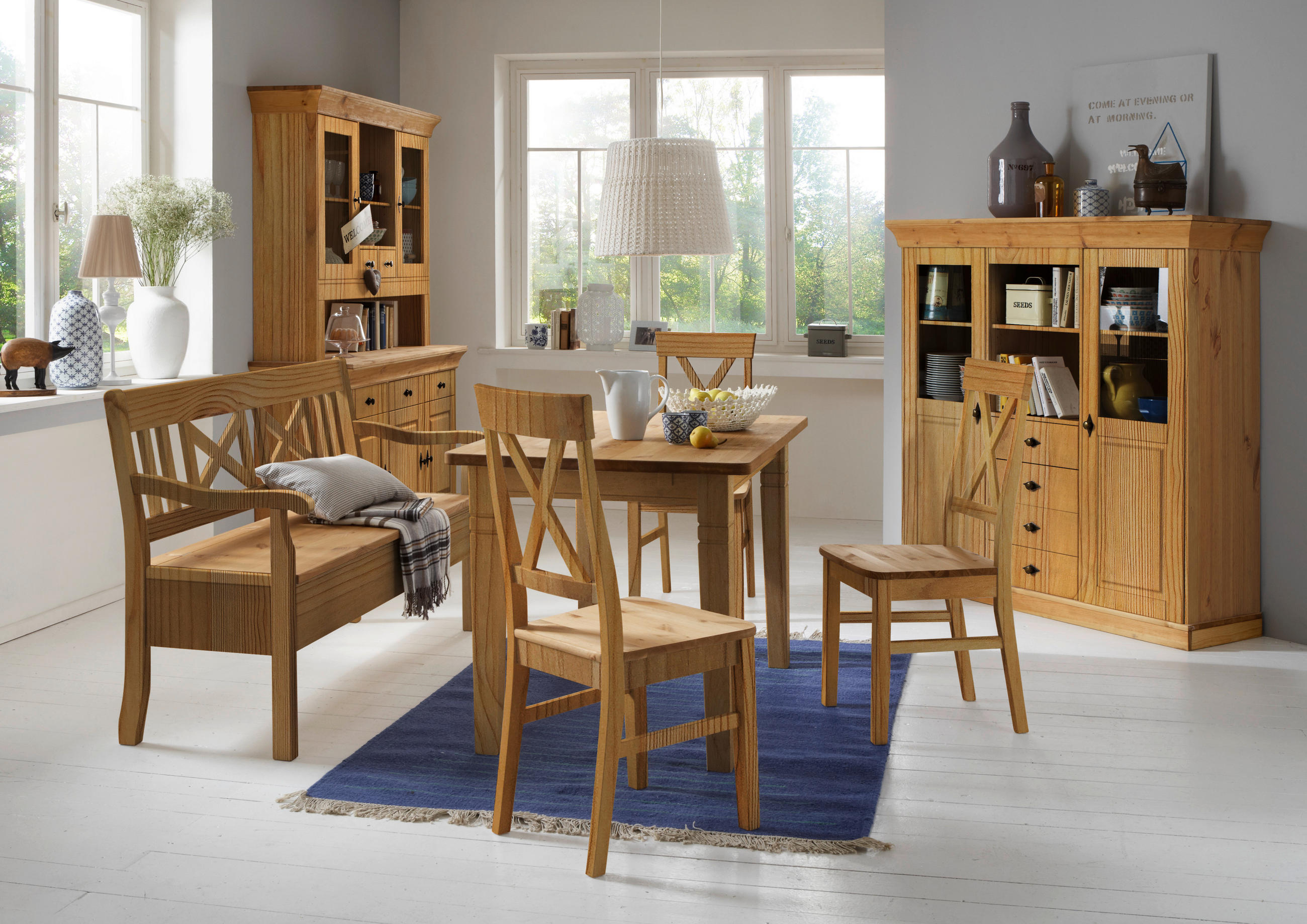 ESSTISCH in Holz 78/78/78 cm  - Laugenfarbig, ROMANTIK / LANDHAUS, Holz (78/78/78cm) - Boxxx