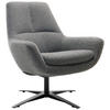 SESSEL Bouclé Anthrazit    - Anthrazit/Schwarz, MODERN, Textil/Metall (81/92/83cm) - Trendmanufaktur