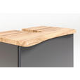 WASCHTISCHUNTERSCHRANK 61/55/40 cm  - Silberfarben/Eiche Wotan, Natur, Holzwerkstoff/Kunststoff (61/55/40cm) - Xora