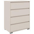 KOMMODE  in 80/103/48 cm  - Kaschmir/Anthrazit, Design, Holzwerkstoff/Kunststoff (80/103/48cm) - Carryhome