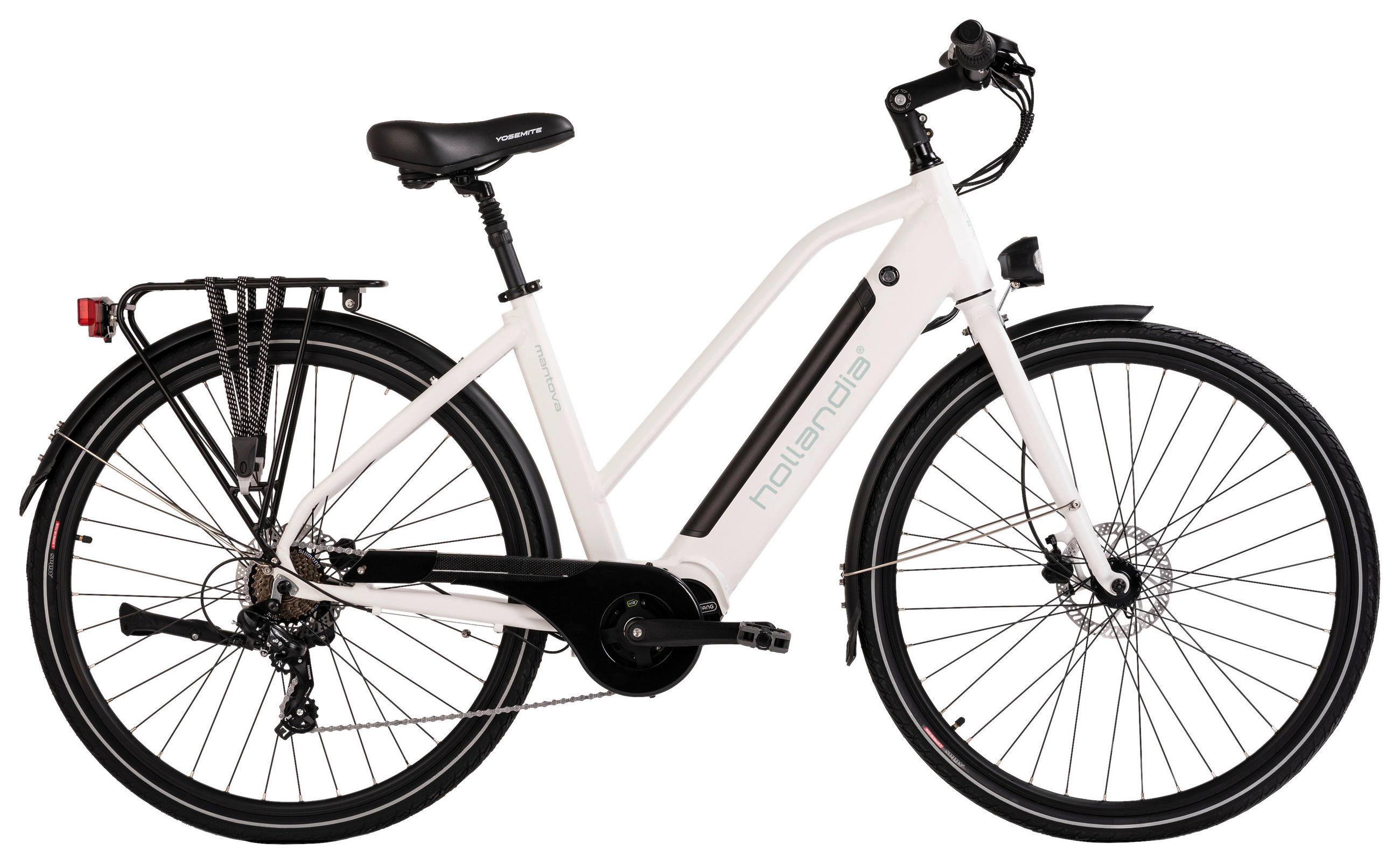 ELEKTROFAHRRAD - Weiß, Basics, Metall (180/70/100cm) - Atrigo