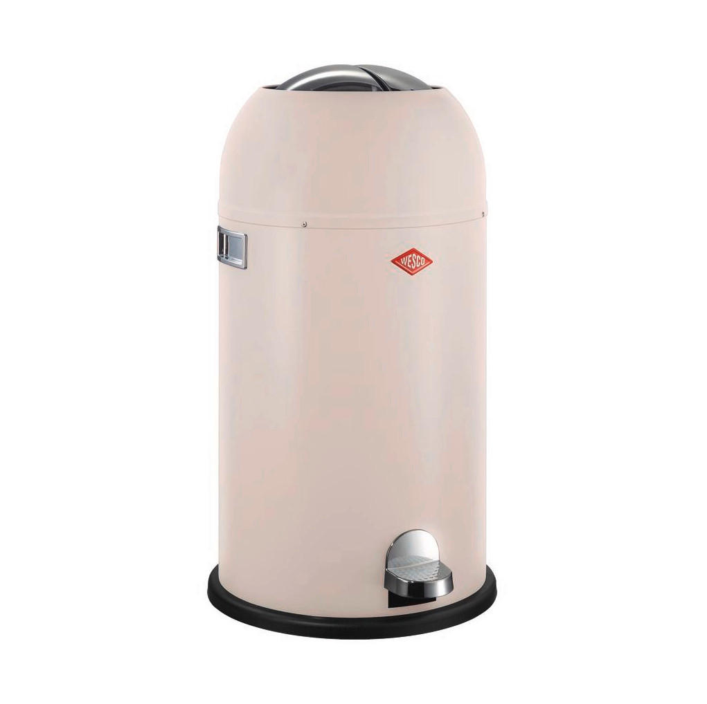 ABFALLSAMMLER KICKMASTER Soft 33 L  - Sandfarben/Schwarz, KONVENTIONELL, Kunststoff/Metall (37,5/69cm) - Wesco