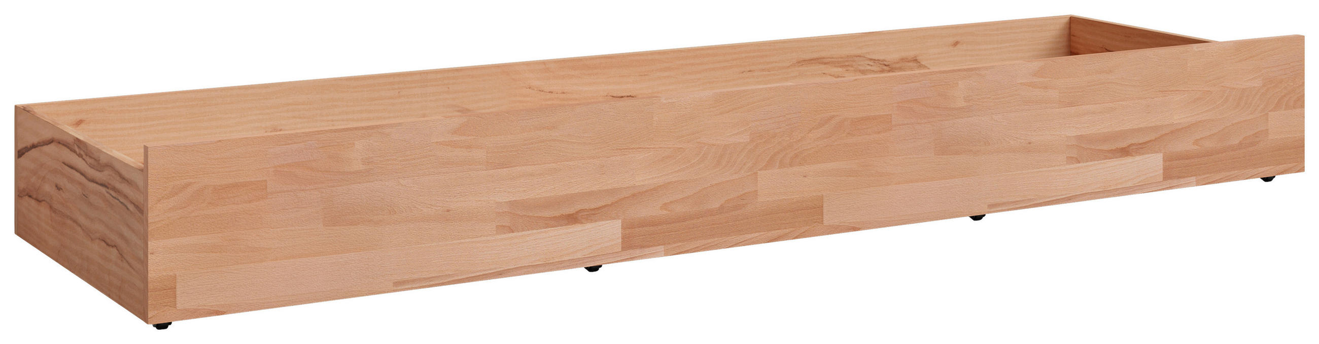 BETTSCHUBKASTEN Kernbuche  - Kernbuche, Natur, Holz/Holzwerkstoff (197/22,5/60cm) - Linea Natura