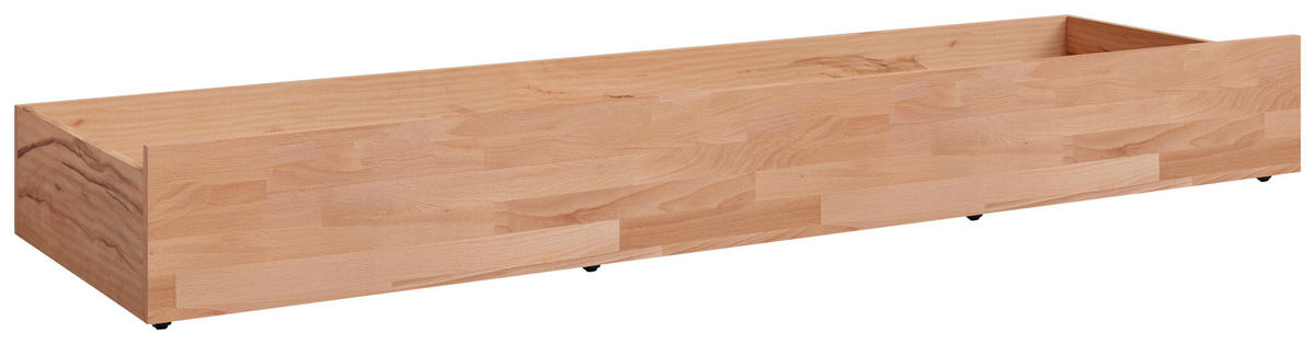 BETTSCHUBKASTEN Kernbuche  - Kernbuche, Natur, Holz/Holzwerkstoff (197/22,5/60cm) - Linea Natura