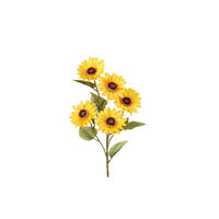 KUNSTBLUME - Gelb/Grün, LIFESTYLE, Kunststoff/Textil (70cm)