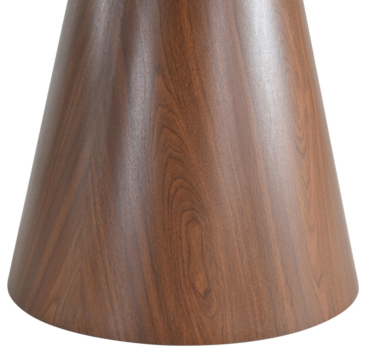 ESSTISCH Nachbildung  Glas, Holzwerkstoff rund Dunkelgrau, Walnussfarben  - Dunkelgrau/Walnussfarben, MODERN, Glas/Holzwerkstoff (120/75cm) - MID.YOU