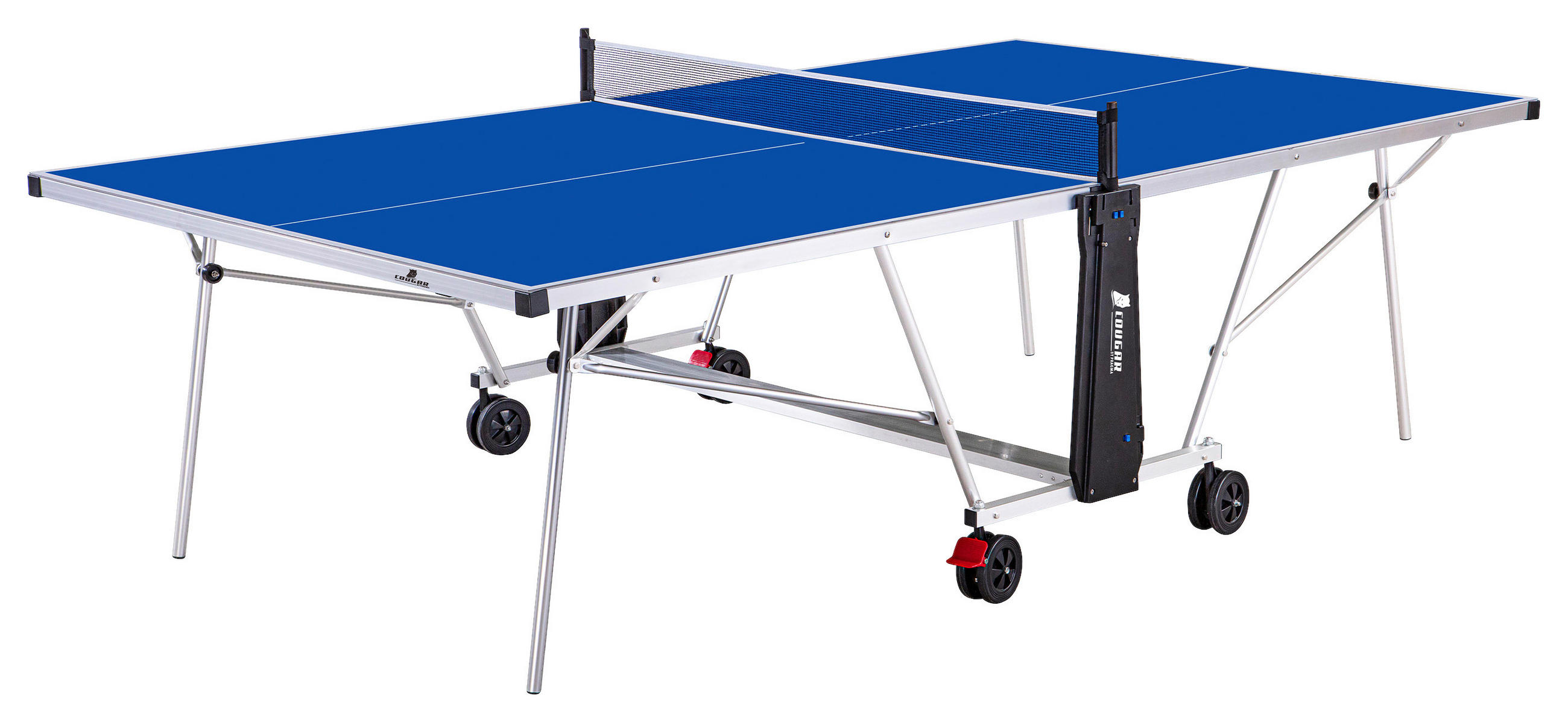 TISCHTENNISTISCH - Blau, Konventionell, Holz/Metall (152,5/76/274cm)