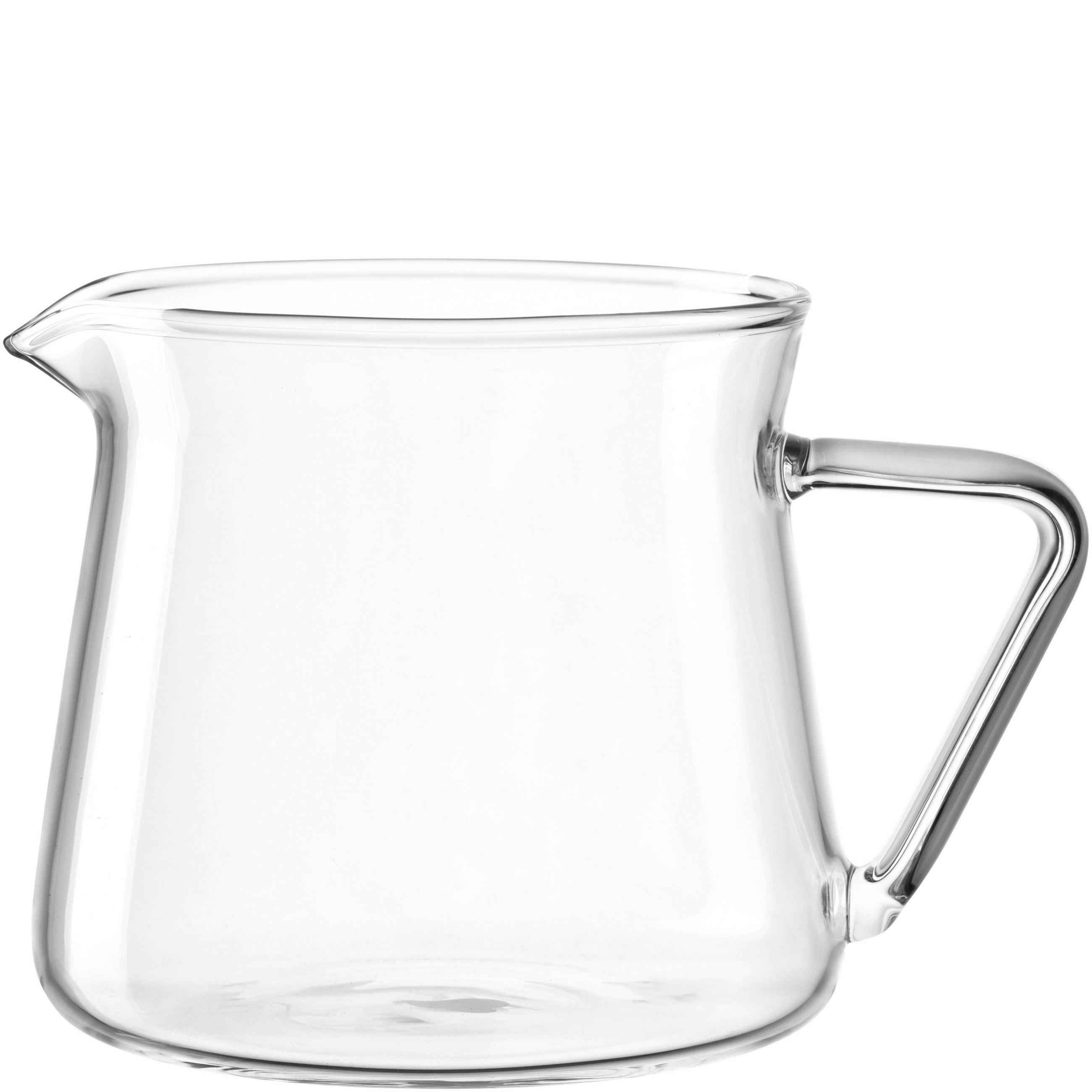 MILCHKÄNNCHEN 360 ml GIORNO  - Transparent, KONVENTIONELL, Glas (11,7/7,9/9,0cm) - Leonardo