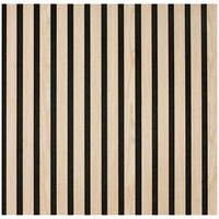 AKUSTIKPANEEL Echtholz Modular Wall System 52/52 cm  - Eichefarben, MODERN, Holzwerkstoff (52/52cm) - Jangal