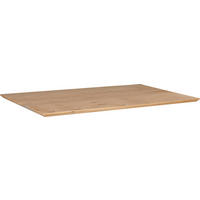 STOLOVÁ DOSKA divoký dub dyhované - farba duba, Natur, drevo (140/90/3cm) - Valdera