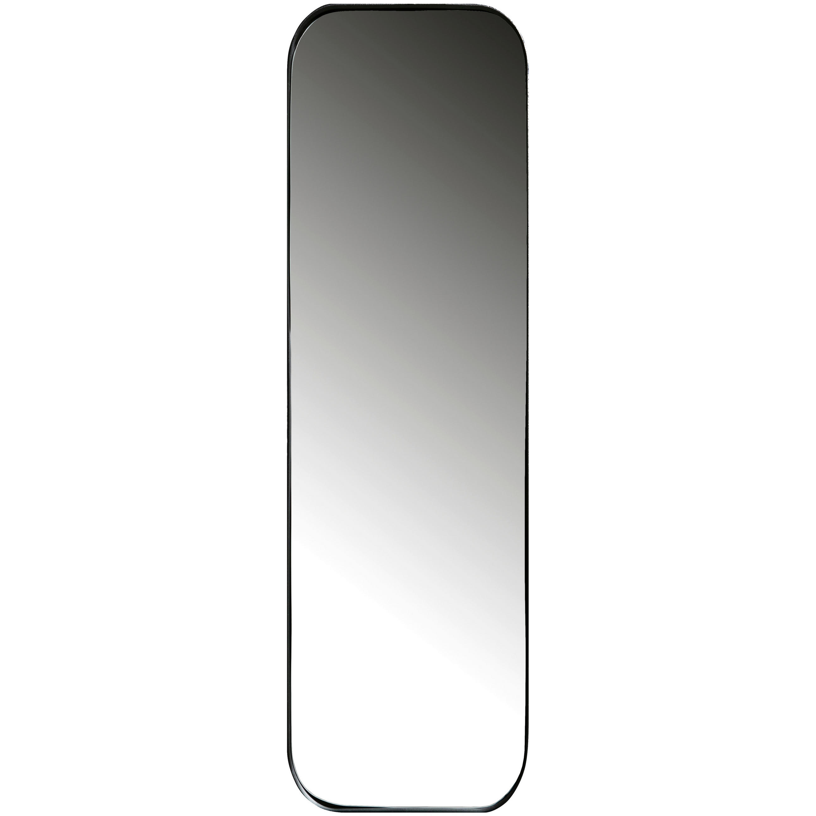 WANDSPIEGEL 40/170/5 cm    in rechteckig  - Schwarz, Basics, Glas/Metall (40/170/5cm) - Livetastic