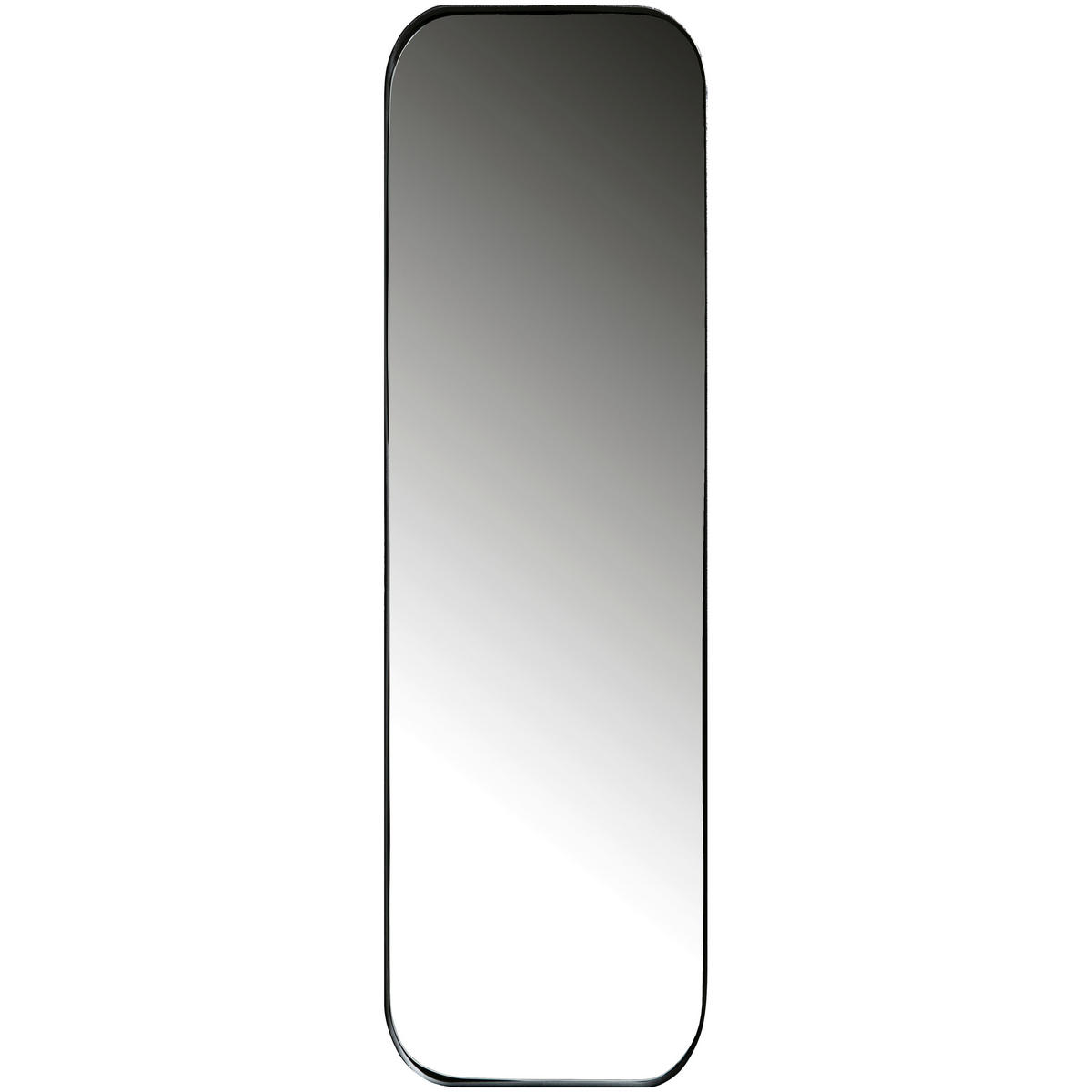 WANDSPIEGEL 40/170/5 cm    in rechteckig  - Schwarz, Basics, Glas/Metall (40/170/5cm) - Livetastic