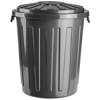 ABFALLEIMER 23 l  Kunststoff  - Schwarz, Basics, Kunststoff (36/42cm)