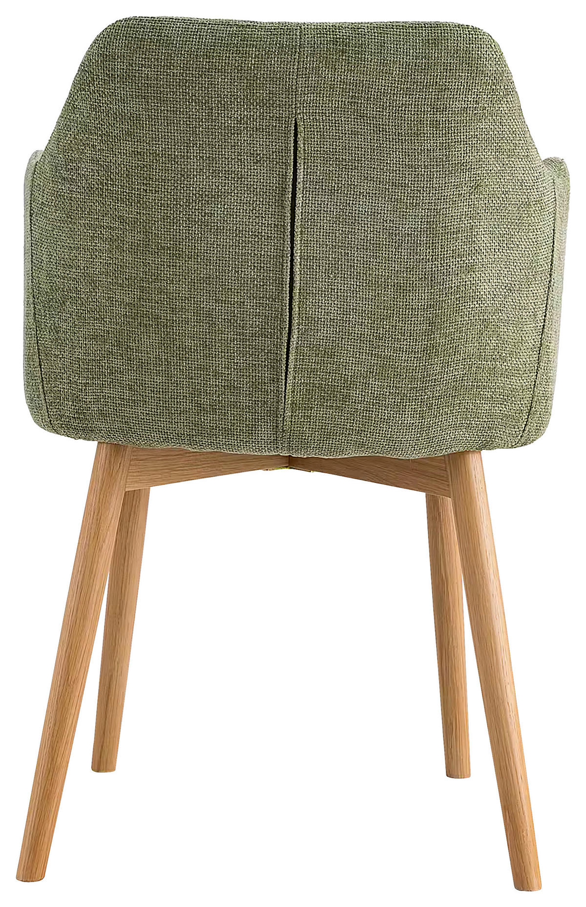 ARMLEHNSTUHL   Leinenoptik  Naturfarben, Olivgrün  - Olivgrün/Naturfarben, Modern, Holz/Textil (55/82/57cm) - Livetastic