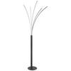 STOJACÍ OBLOUKOVÉ SVÍTIDLO, 56/60/187 cm - černá, Design, kov/plast (56/60/187cm)