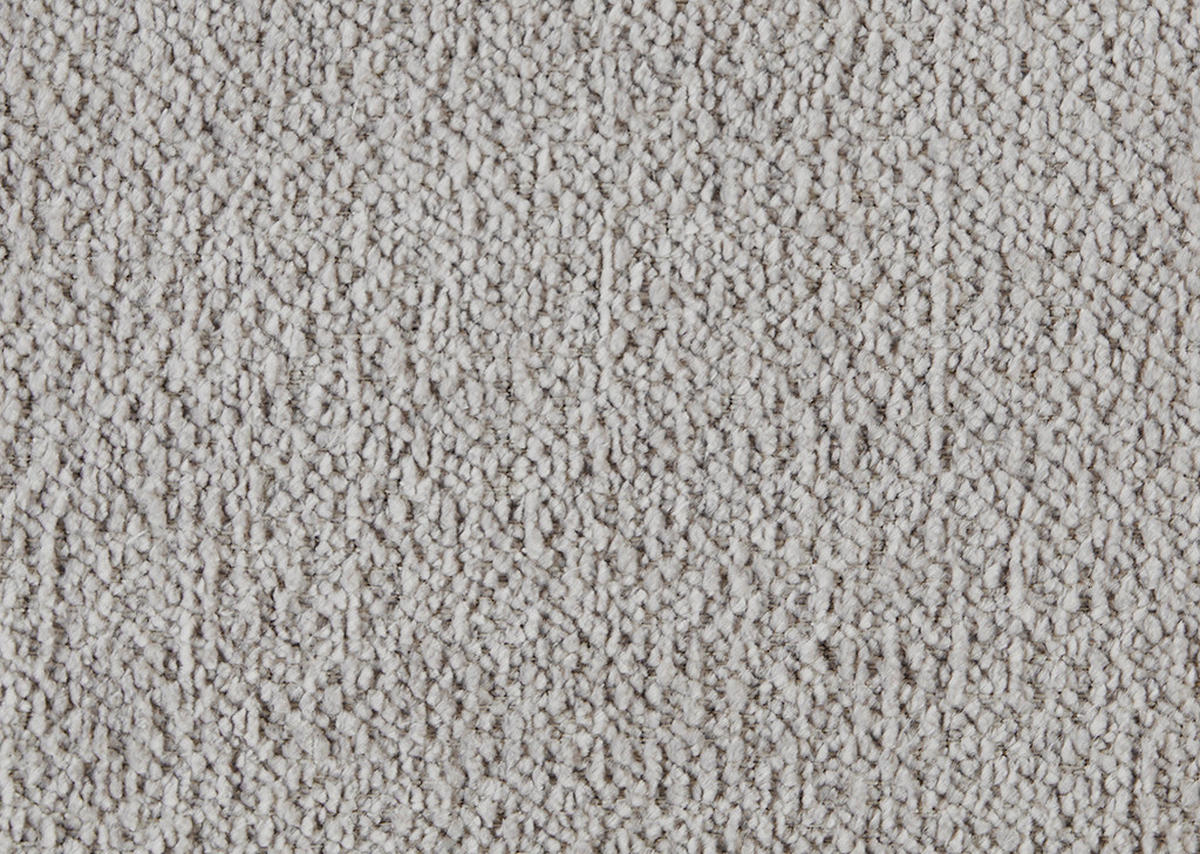 SESSEL in Chenille, Mikrofaser Silberfarben  - Silberfarben/Schwarz, Design, Textil/Metall (68/78/76cm) - Johann Jakob