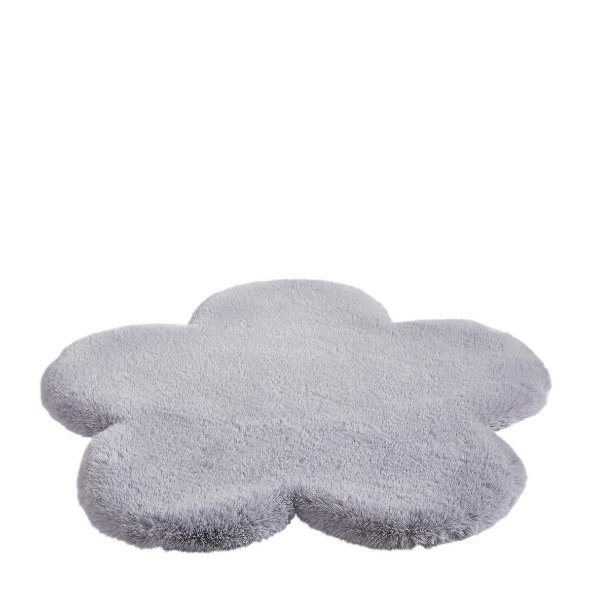 KUNSTFELL 60 cm Blume  - Grau, Trend, Kunststoff/Fell (60cm) - Novel