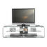 TV-ELEMENT Alufarben - Alufarben, Design, Glas/Metall (140/40/40cm)