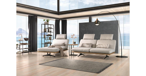 SCHLAFSOFA  in Grau  - Schwarz/Grau, Design, Holz/Textil (204/92/90cm) - Dieter Knoll