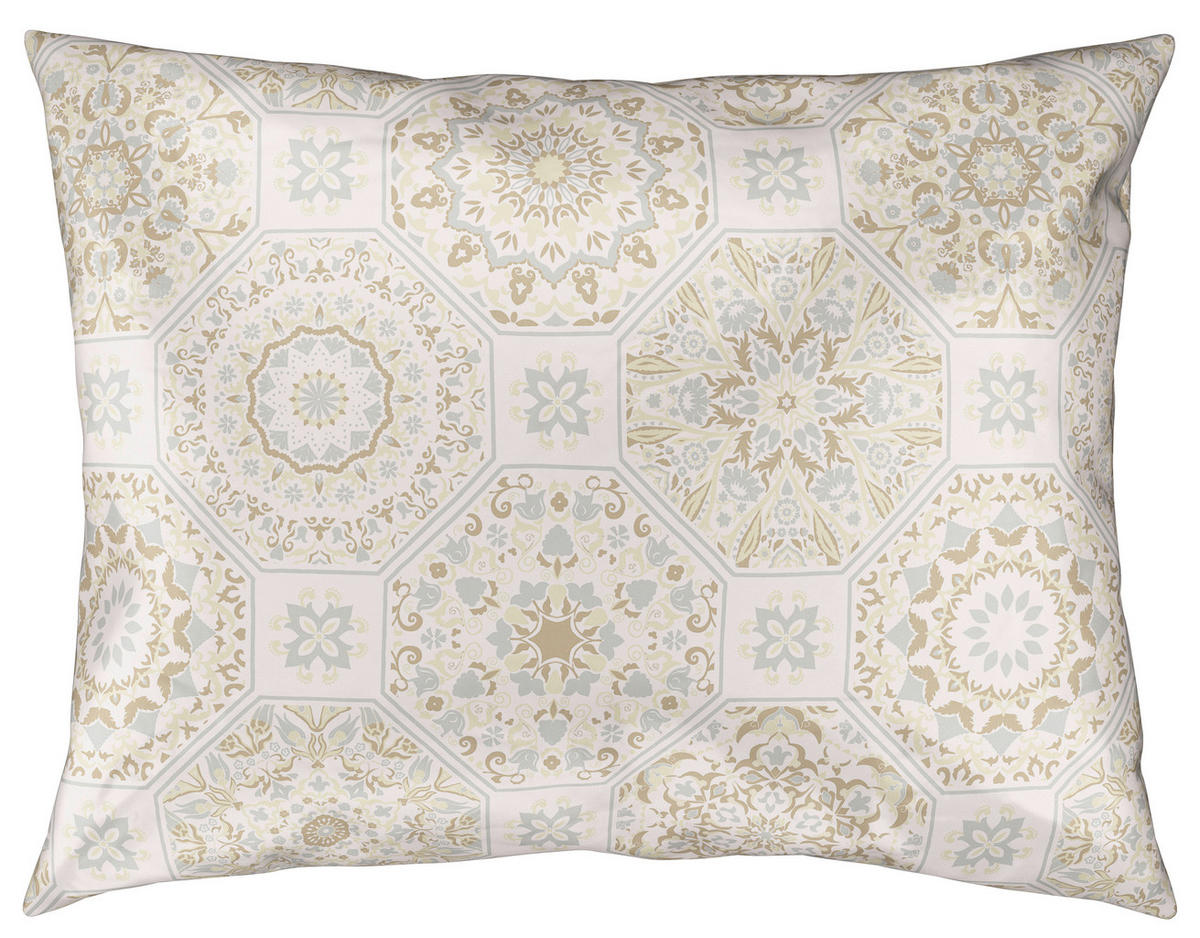 POSTELJINA TIGRIS 140/200 cm saten siva, bež  - siva/bež, Konvencionalno, tekstil (140/200cm) - Esposa