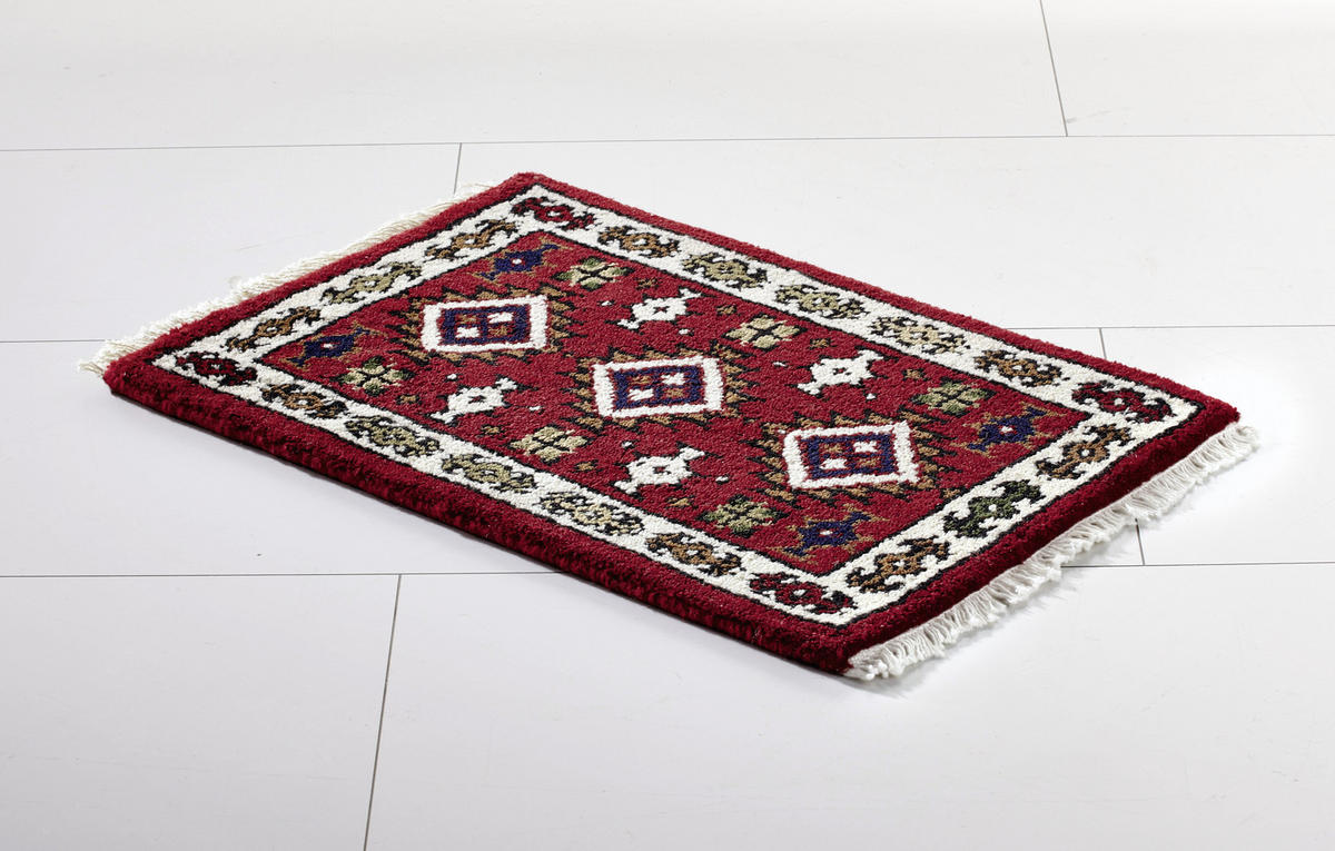 COVOR ORIENTAL  Indo Rajpur Super -TOP-  - bej/roșu, Lifestyle, textil (40/60cm) - Cazaris