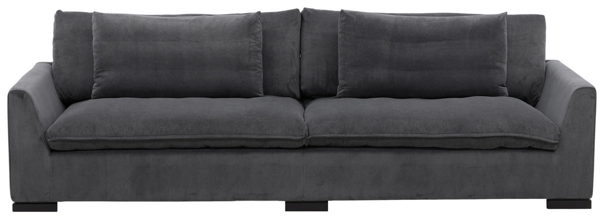 3-SITS SOFFA i mörkgrå  - mörkgrå, Design, trä/textil (270/82/105cm) - Livetastic