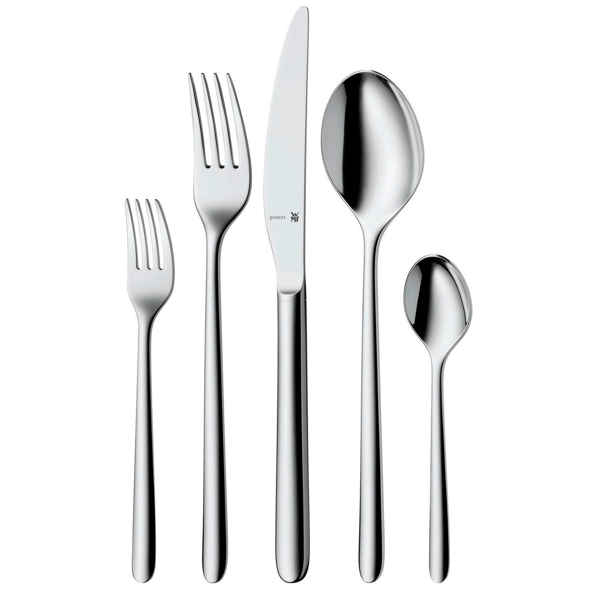 BESTECKSET Flame 66-teilig Edelstahl  - Basics (49/39cm) - WMF
