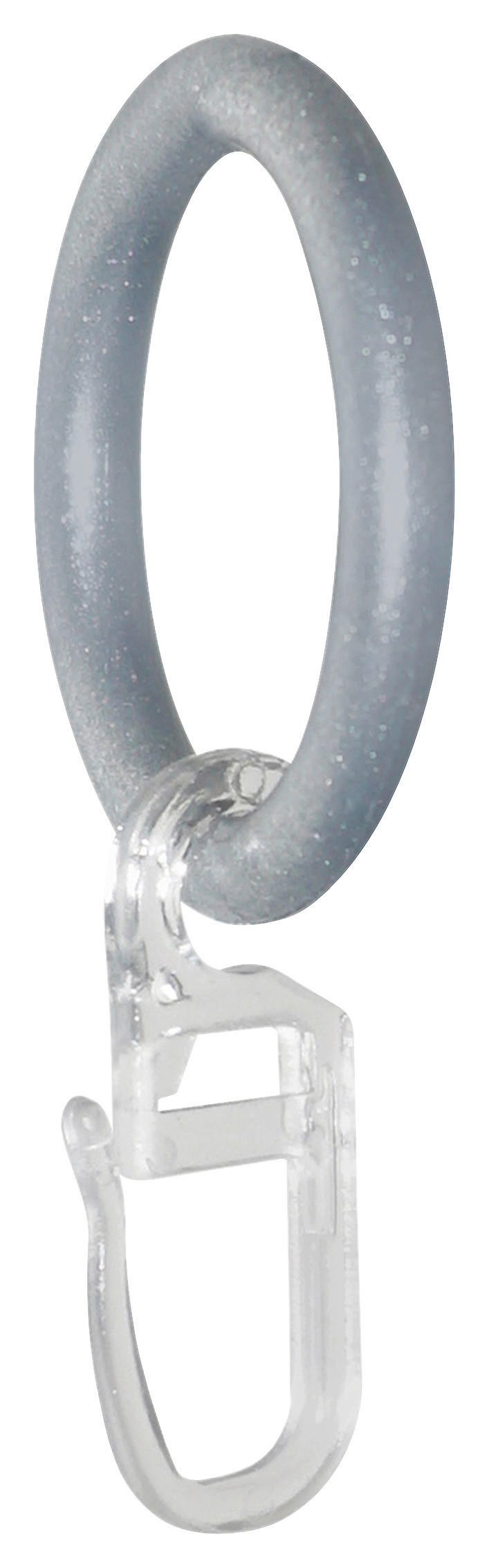 Vorhangringe Chromfarben Paul Kunststoff 10 Stk.