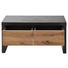 GARDEROBENBANK - Eichefarben/Anthrazit, Design, Holz/Holzwerkstoff (91/45/38cm) - Voleo GARDEROBENBANK - Eichefarben/Anthrazit, Design, Holz/Holzwerkstoff (91/45/38cm) - Voleo