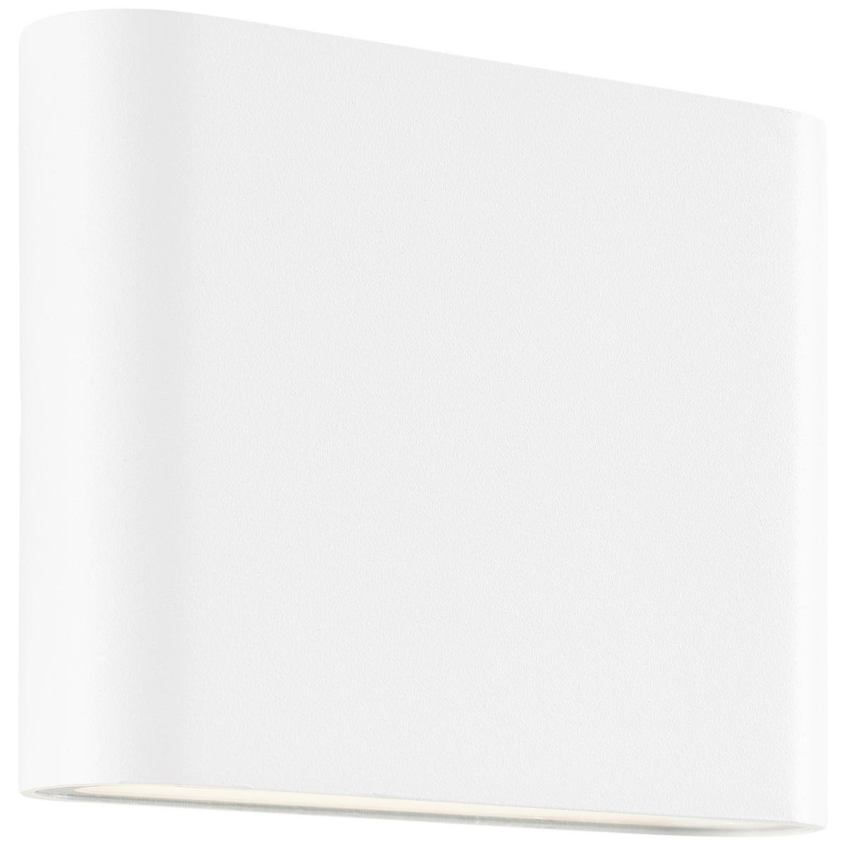 AUßENWANDLEUCHTE   - Weiß, Design, Glas/Metall (9/11,5/2,9cm) - Brilliant