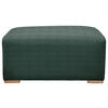 HOCKER in Textil Grün  - Buchefarben/Grün, Konventionell, Holz/Textil (101/44/92cm) - Livetastic