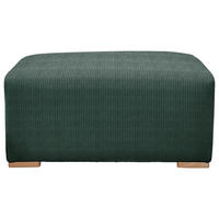 HOCKER in Textil Grün  - Buchefarben/Grün, Konventionell, Holz/Textil (101/44/92cm) - Livetastic