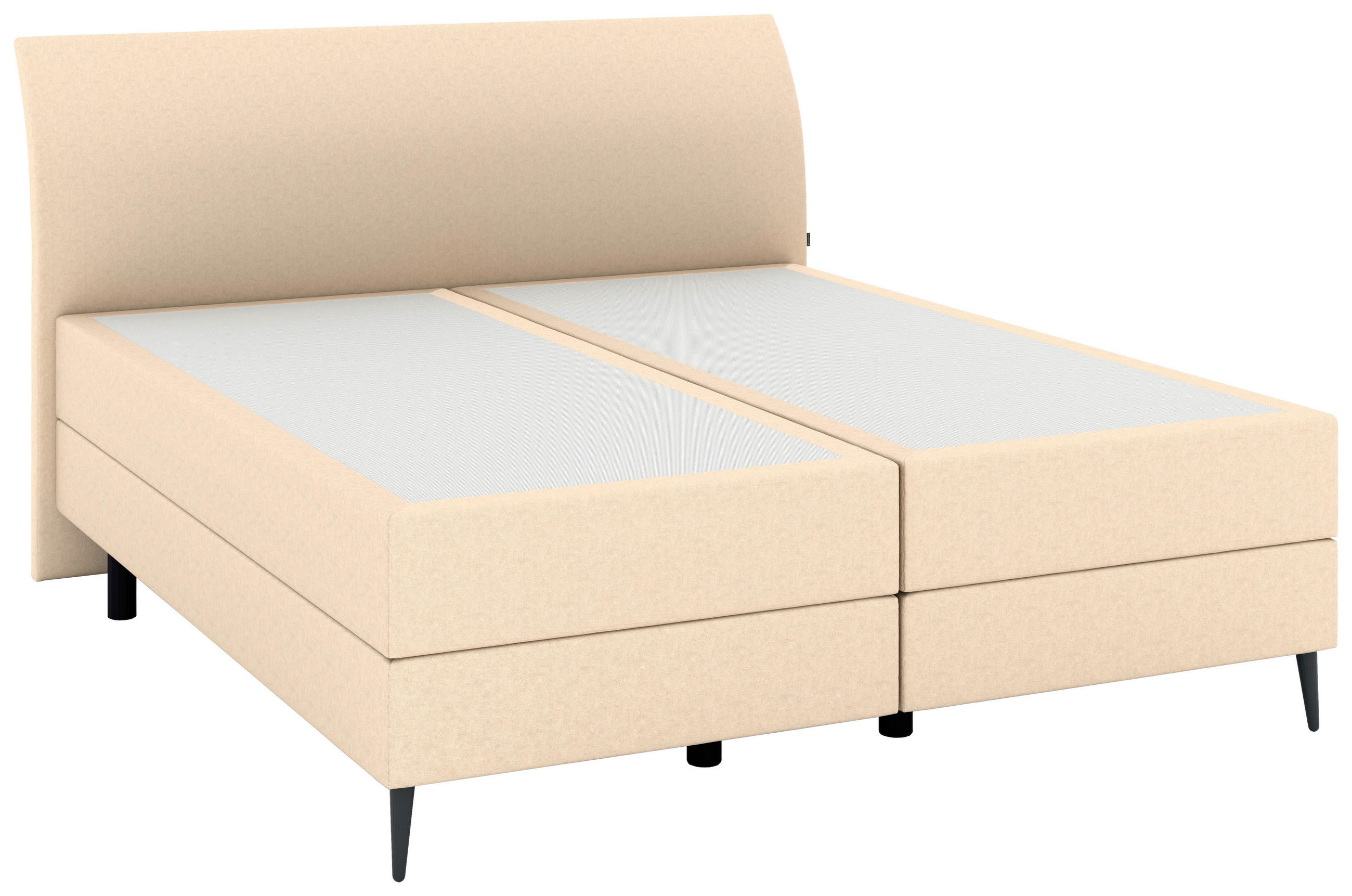 BOXSPRINGBETT 180/200 cm  in Beige  - Anthrazit/Beige, KONVENTIONELL, Kunststoff/Textil (180/200cm) - Musterring