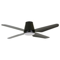DECKENVENTILATOR  122/21 cm    - Schwarz, Basics, Kunststoff (122/21cm) - P & B