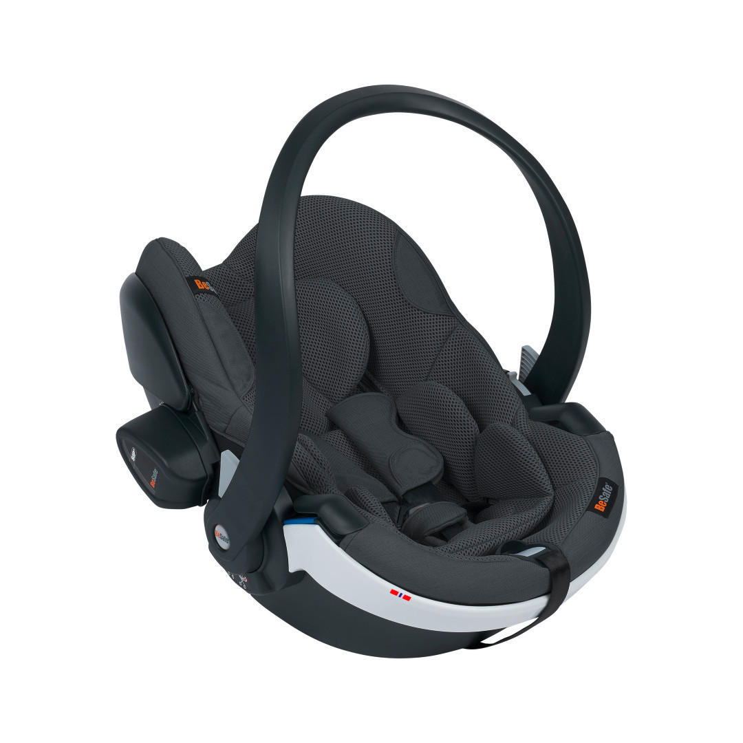AUTO-SEDIŠTE ZA DECU IZI GO MODULAR X2 I-SIZE - tamnosiva/siva, Osnovno, tekstil/plastika (4,7kg) - Besafe