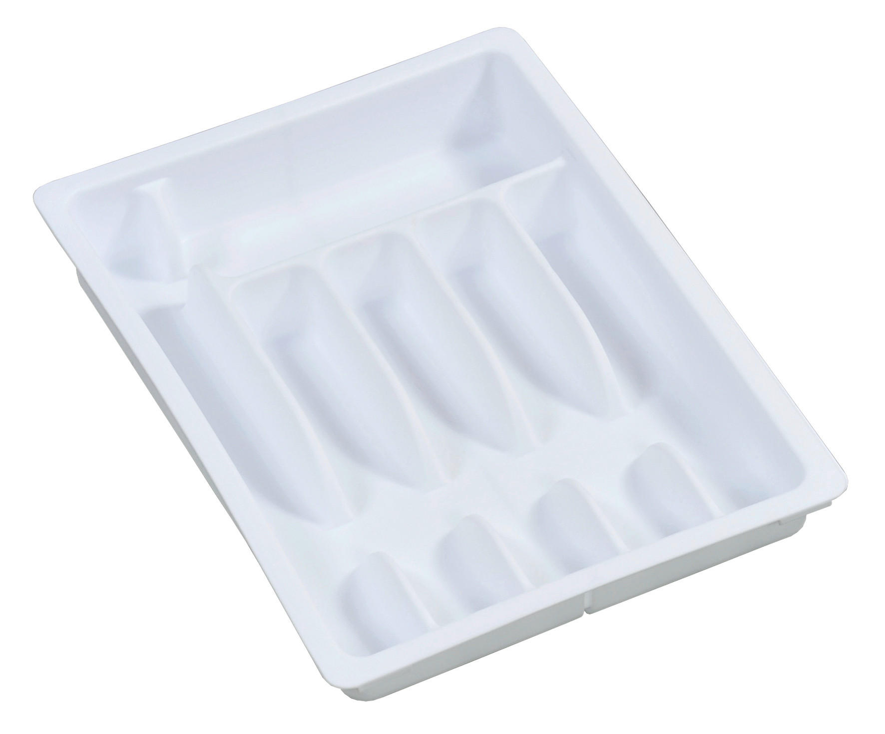 PŘÍBORNÍK, plast, 38/29/6,2 cm - bílá, Basics, plast (38/29/6,2cm)