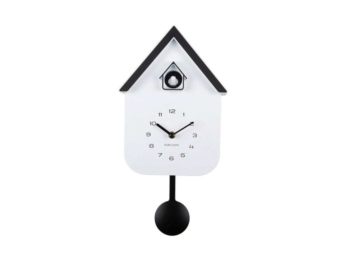 WANDUHR   - Weiß, Basics, Kunststoff (41.5/21.5cm) - Karlsson
