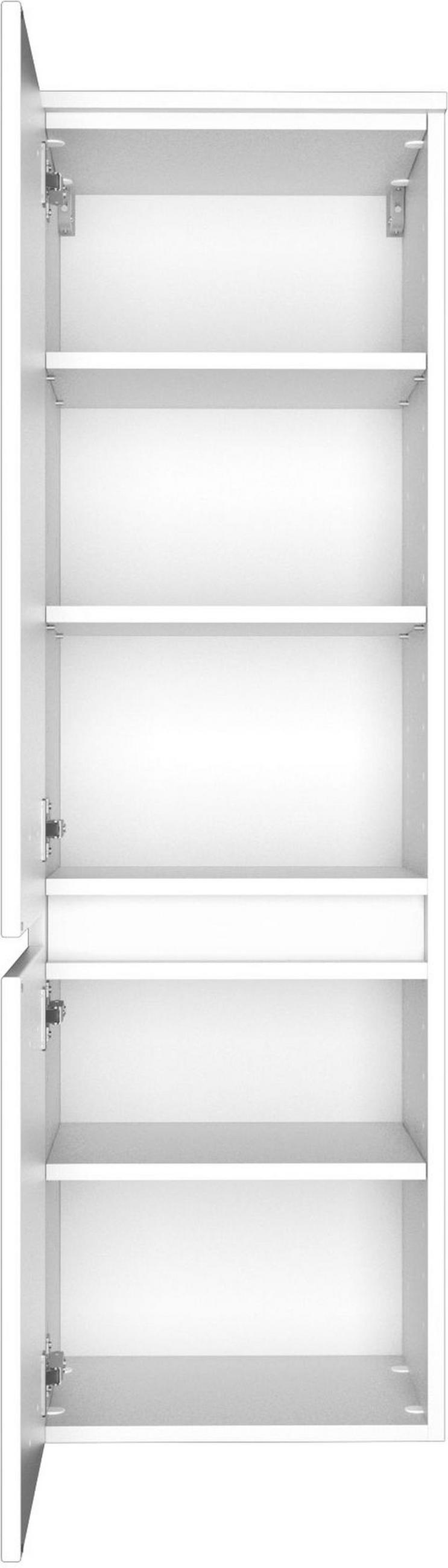 MIDISCHRANK 40/130/35 cm  - Silberfarben/Weiß, Design, Holzwerkstoff/Kunststoff (40/130/35cm) - Held