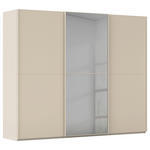 SCHWEBETÜRENSCHRANK  in Champagner  - Champagner, KONVENTIONELL, Glas/Holzwerkstoff (301/223/68cm) - Novel