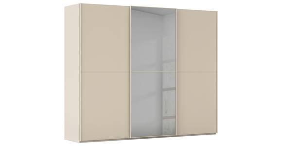 SCHWEBETÜRENSCHRANK  in Champagner  - Champagner, KONVENTIONELL, Glas/Holzwerkstoff (301/223/68cm) - Novel