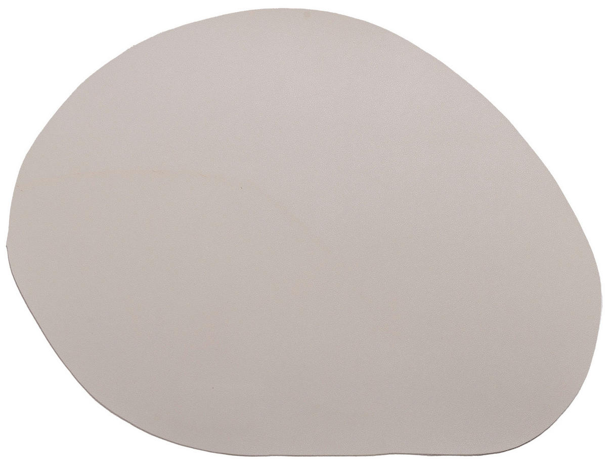 PROSTÍRÁNÍ, polyvinylchlorid (PVC),  - světle šedá, Basics, textil (45/35/0,18cm) - Ambia Home