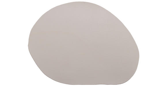 TISCHSET Textil Lederlook Hellgrau - Hellgrau, Basics, Textil (45/35/0,18cm) - Ambia Home