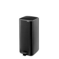 KOŠ S NOŽNOM PAPUČICOM  30 l  New Icon  - crna/antracit, Design, metal/plastika (28,8/64,7/35,8cm) - Brabantia