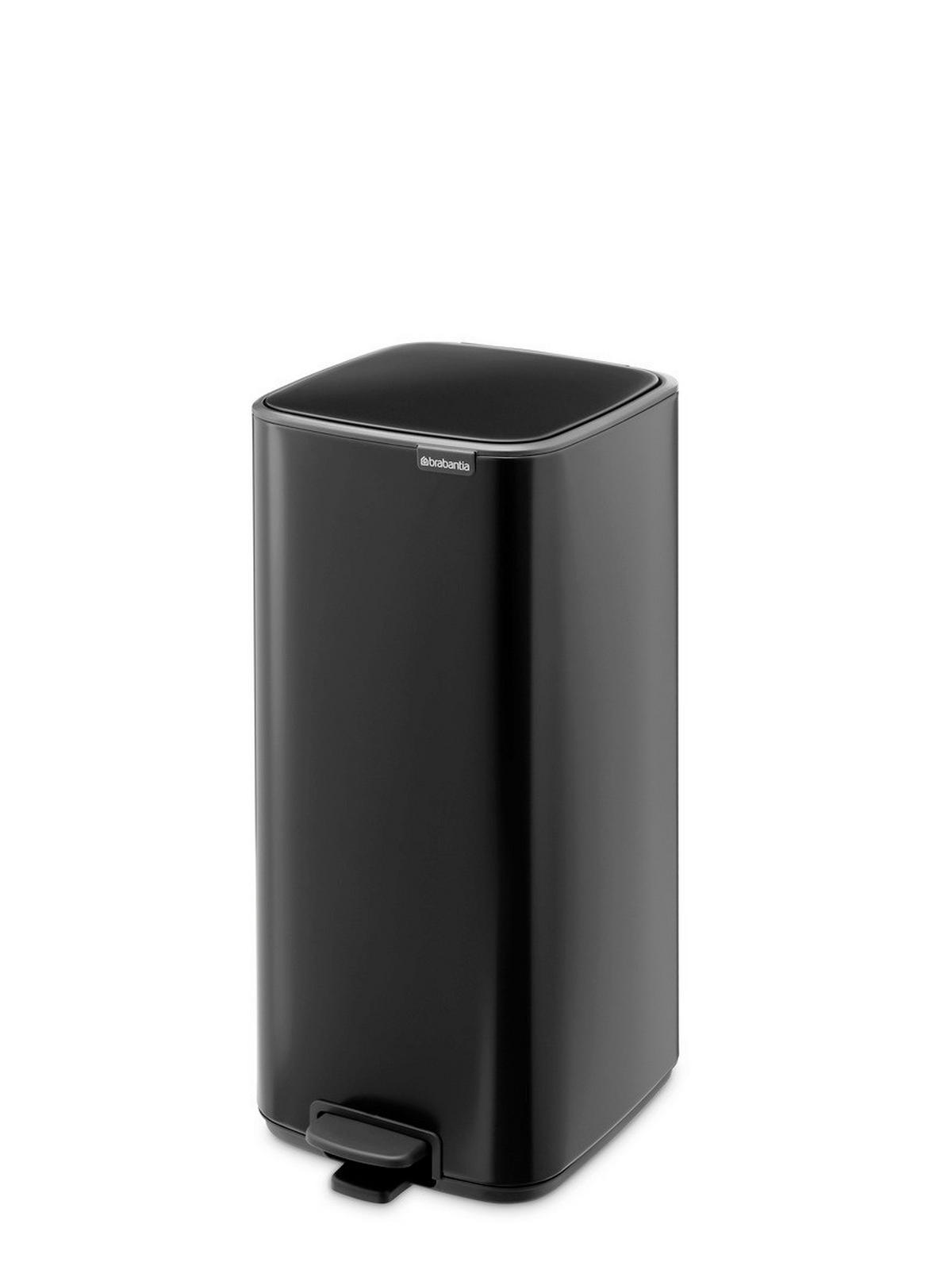 KOŠ S NOŽNOM PAPUČICOM  30 l  New Icon  - crna/antracit, Design, metal/plastika (28,8/64,7/35,8cm) - Brabantia