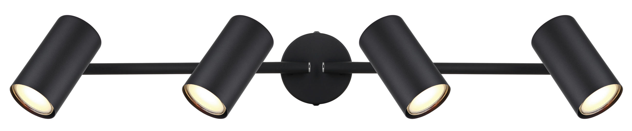 STRAHLER - Chromfarben/Schwarz, Konventionell, Metall (60/8/14,5cm) - Globo