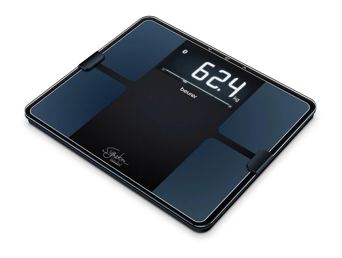 KÖRPERANALYSEWAAGE - Schwarz, Basics (4,1/34,7/40,6cm) - Beurer