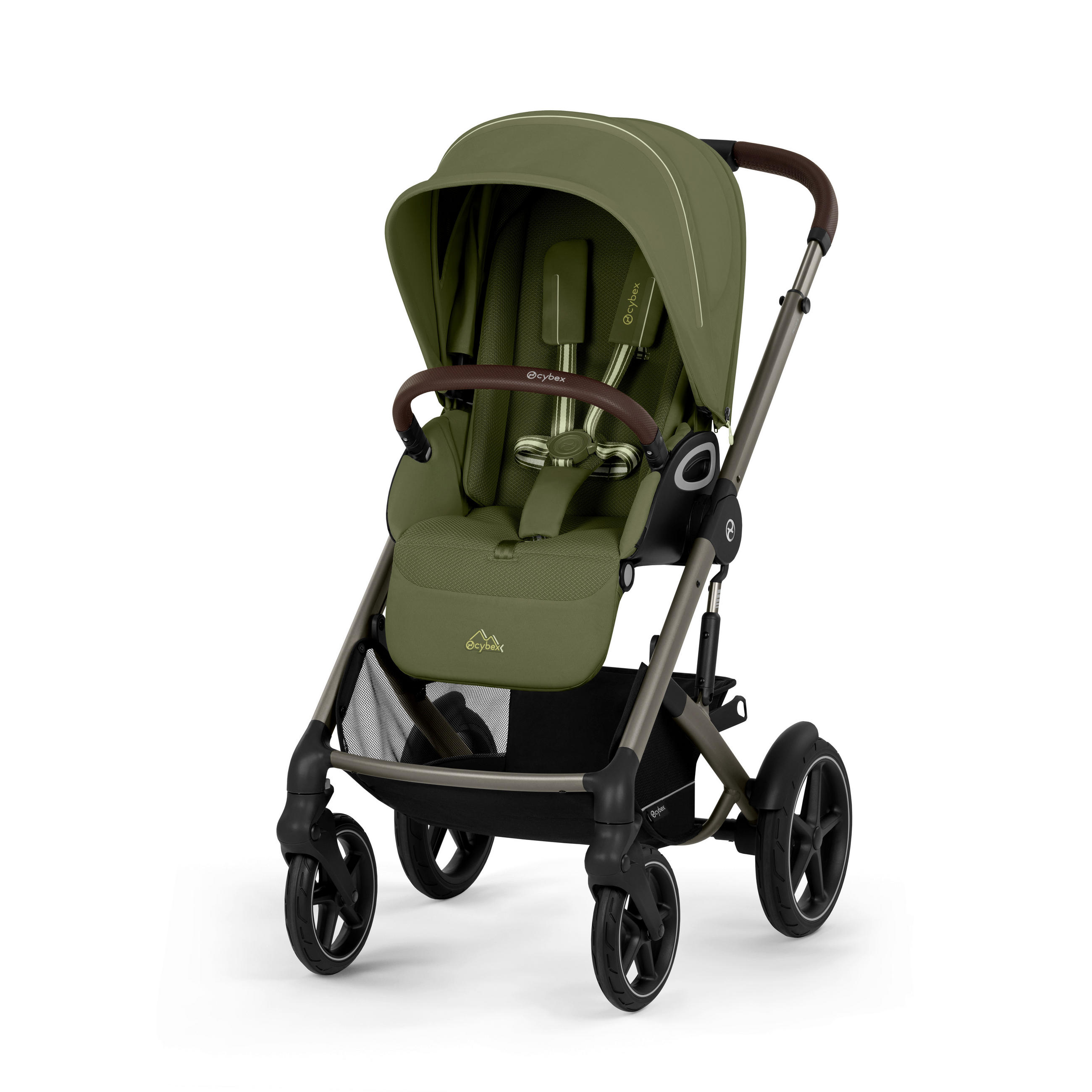 KINDERWAGEN TALOS S LUX TPE  - Taupe/Khaki, Basics, Kunststoff/Textil (91/60,5/110cm) - cybex GOLD